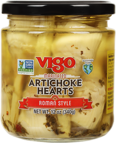 Roman Style Marinated Artichoke Hearts