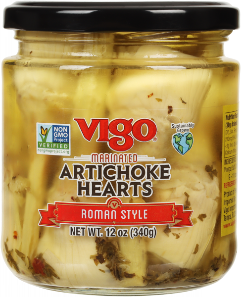 Roman Style Marinated Artichoke Hearts
