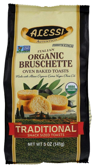 Organic Bruschette Traditional Oven Baked Toasts
