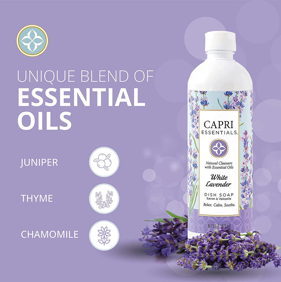 White Lavender Scented Dish Soap