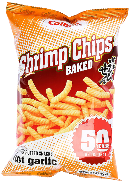 Baked Hot Garlic Shrimp Chips
