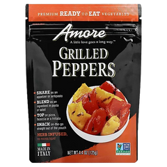 Grilled Yellow and Red Peppers