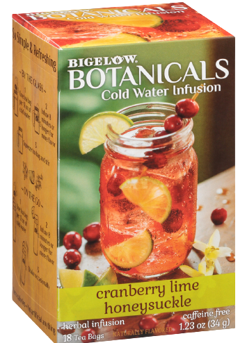 Cranberry Lime Honeysuckle Tea