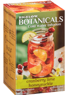 Cranberry Lime Honeysuckle Tea