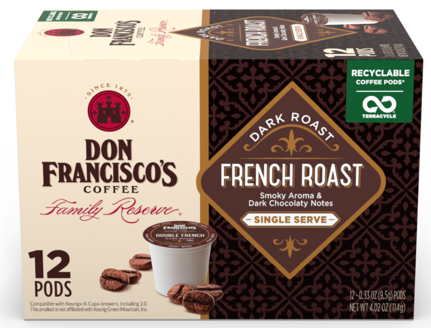 Coffee French Roast Single Serve, 12 Ct