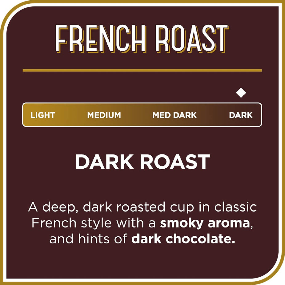 Coffee French Roast Single Serve, 12 Ct