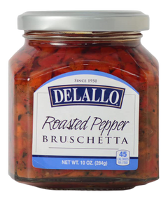 Roasted Pepper Bruschetta