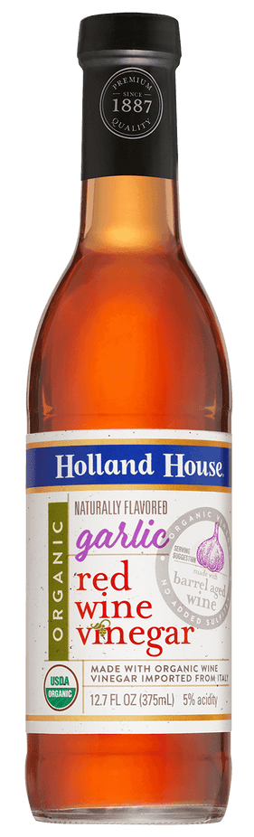 Organics Garlic Flavored Red Wine Vinegar