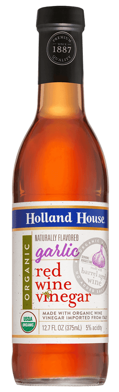 Organics Garlic Flavored Red Wine Vinegar