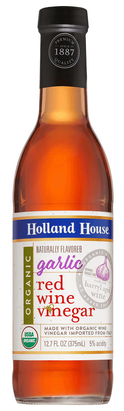 Organics Garlic Flavored Red Wine Vinegar