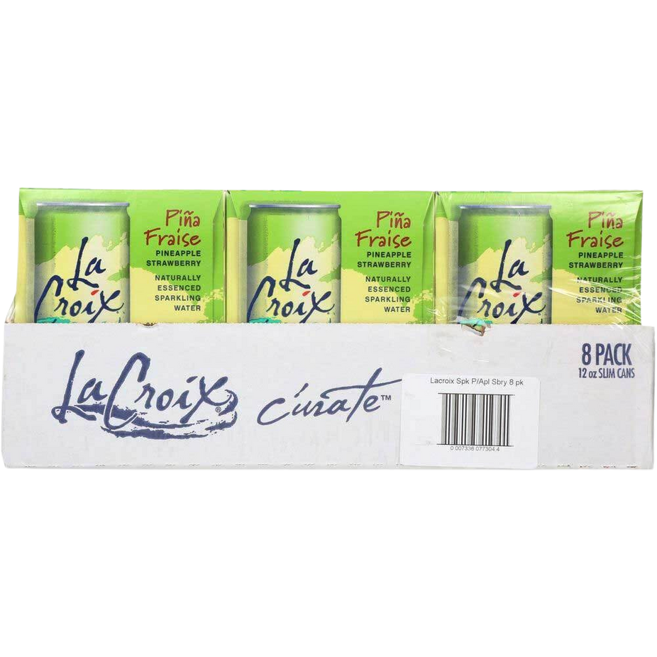 Pineapple Strawberry Sparkling Water (8 Pack)