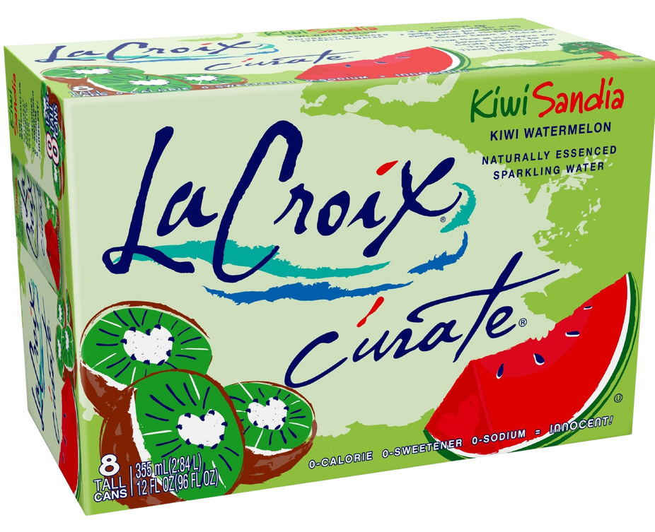 Kiwi Watermelon Sparkling Water (8 Pack)