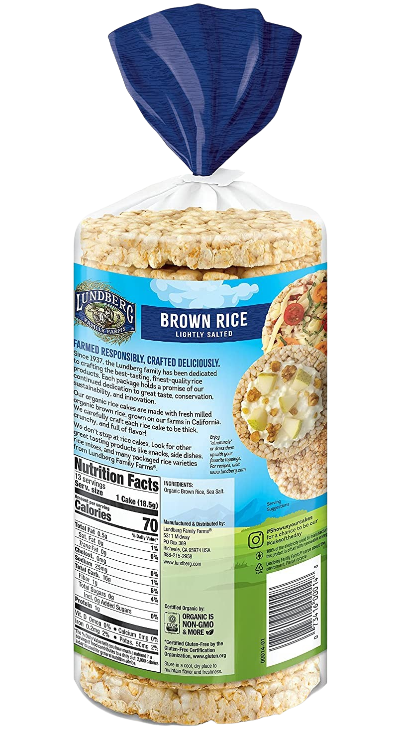Organic Brown Rice Cakes