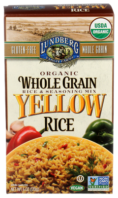 Organic Wholegrain Yellow Rice Mix