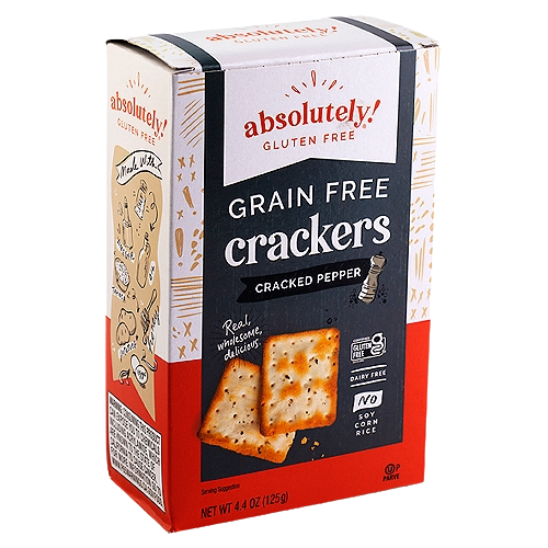 Cracked Pepper Grain Free Crackers