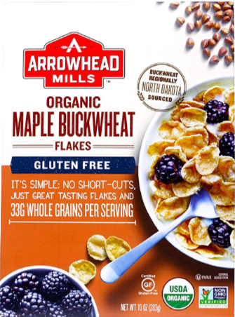 Organic Gluten Free Maple Buckwheat Flakes Cereal