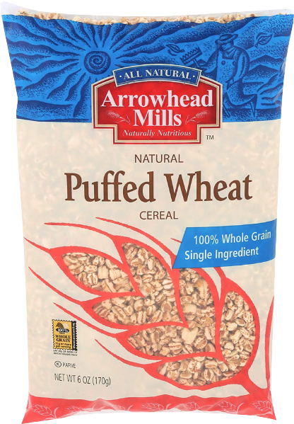 Natural Puffed Wheat Cereal