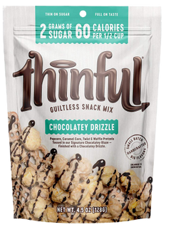 Chocolate Drizzle Gourmet Popcorn Snack Mix