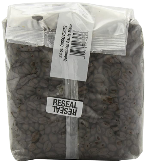 Organic Colombian Santa Marta Whole Bean Coffee