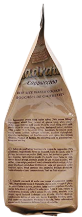 Cappuccino Quadratini Wafer Cookie Bites