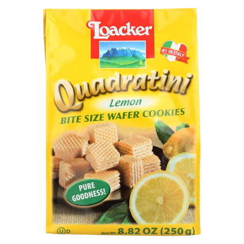Lemon Quadratini Wafers
