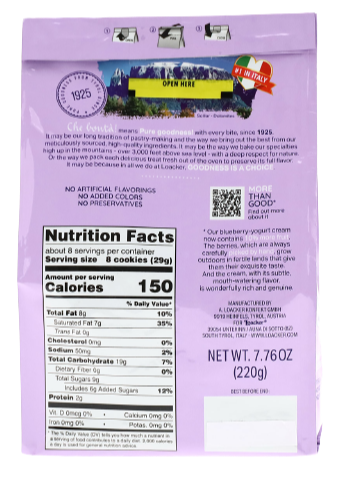 Blueberry Yogurt Wafer