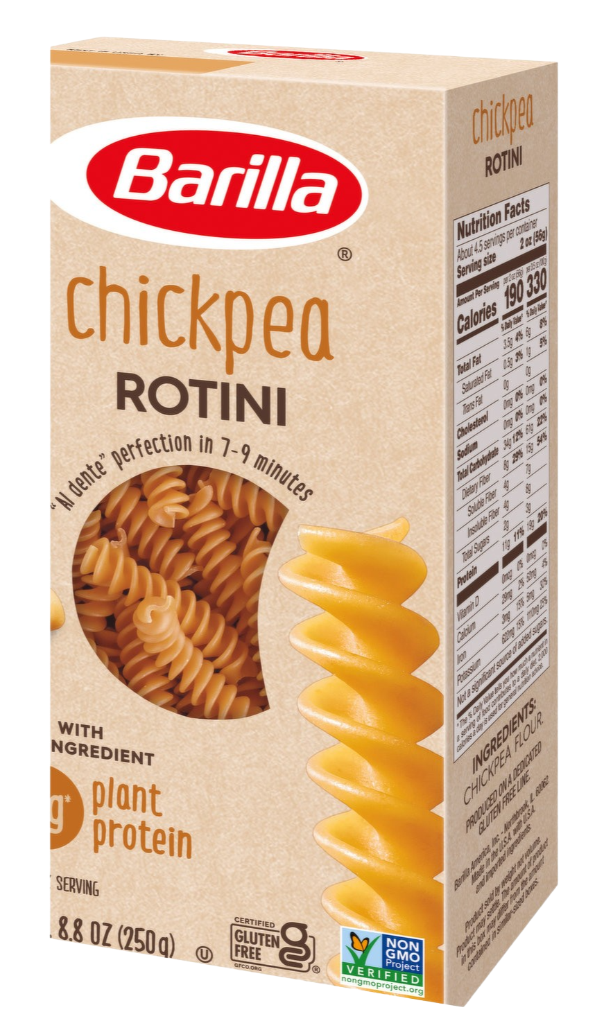 Chickpea Rotini Pasta