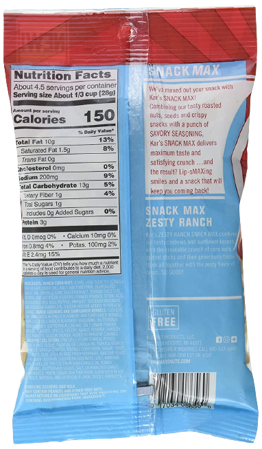 Zesty Ranch Snack Mix