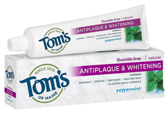 Antiplaque and Whitening Peppermint Natural Toothpaste