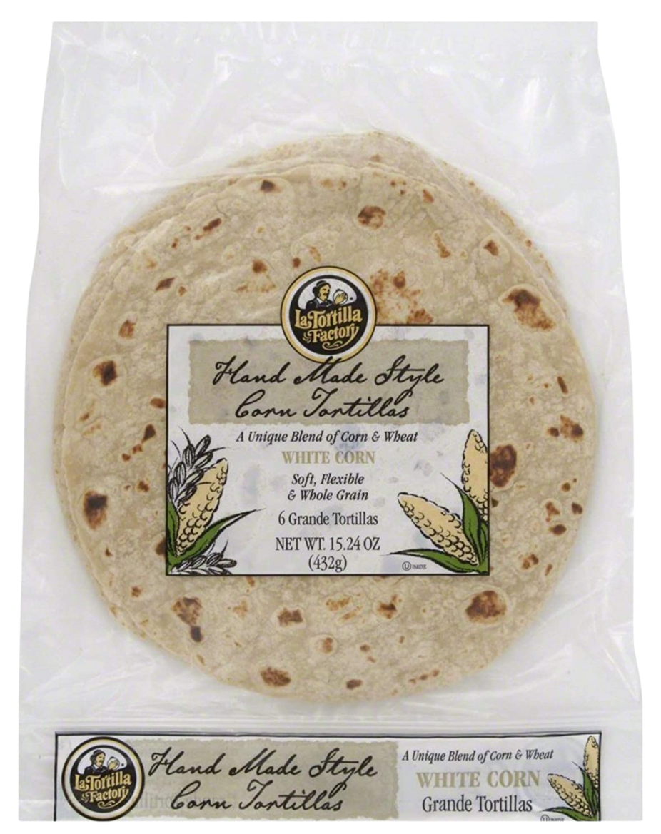 Soft White Corn & Wheat Grande Tortillas
