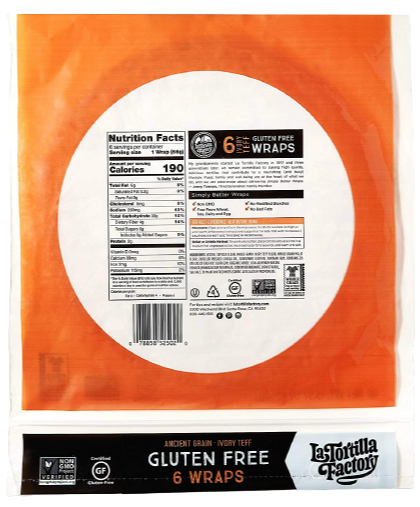 Ivory Teff Wrap (6 Ct)