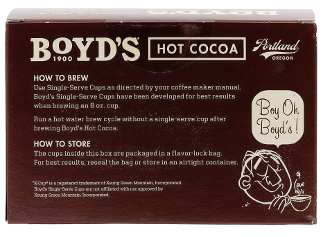 Hot Cocoa Single Serve Cups