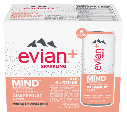 Grapefruit & Basil Sparkling Water (11.2 Oz)
