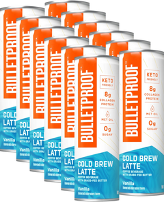 Cold Brew Vanilla Latte Coffee (12 Pack)