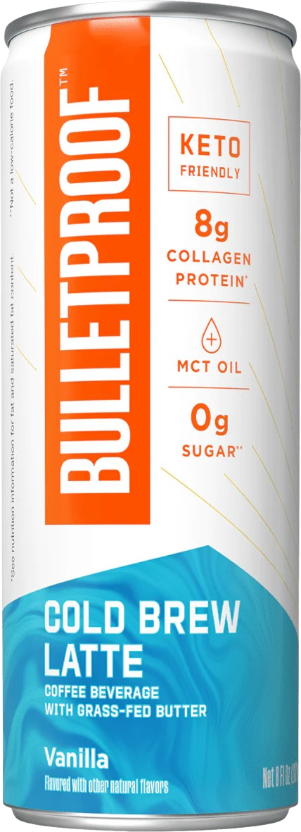 Cold Brew Vanilla Latte Coffee (12 Pack)