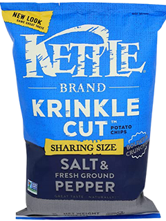 Salt & Fresh Ground Pepper Krinkle Cut Chips