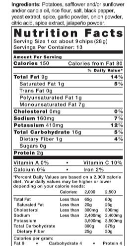 Salt & Fresh Ground Pepper Krinkle Cut Chips