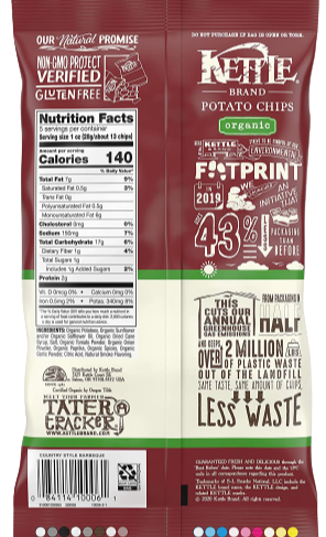 Organic Country Style Bbq Kettle Chips