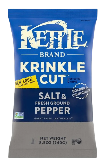Salt & Fresh Ground Pepper Krinkle Cut Chips