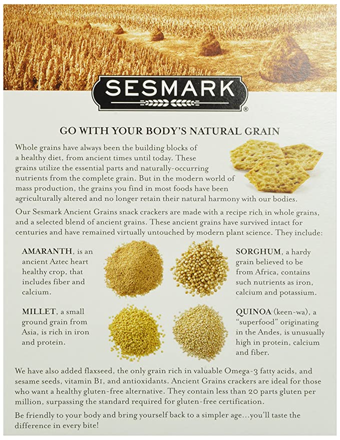 Sea Salt Ancient Grain Crackers