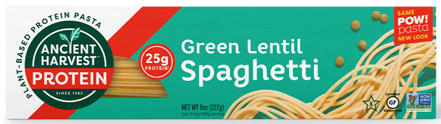 Pow Pasta Green Lentil Spaghetti