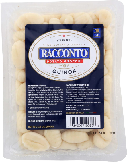 Quinoa Potato Gnocchi
