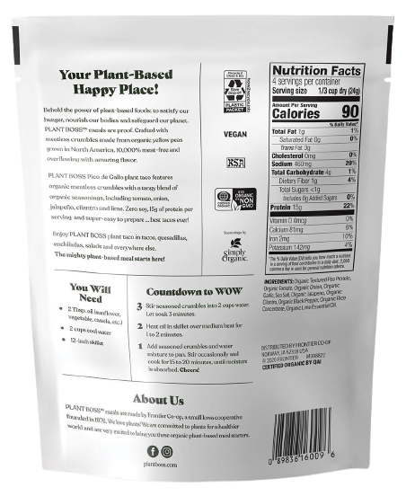 Plant Taco Pico De Gallo