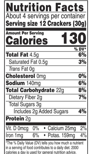 Fire Roasted Veggie Crackers