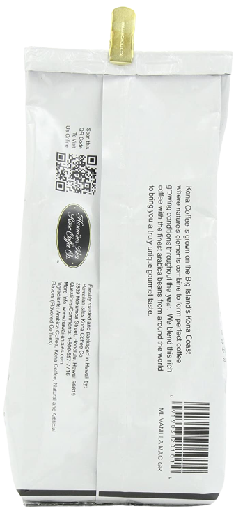 Kona Vanilla Macadamia Nut Ground Coffee