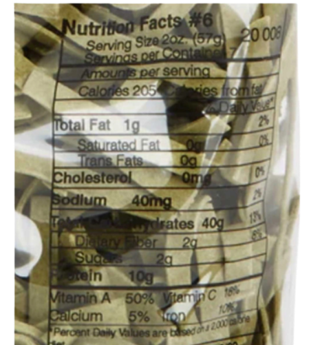 Homemade Spinach Noodles