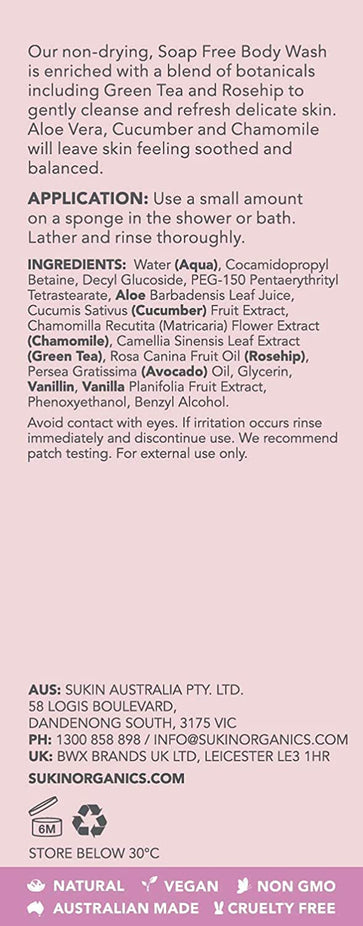 Sensitive Soap Free Body Wash