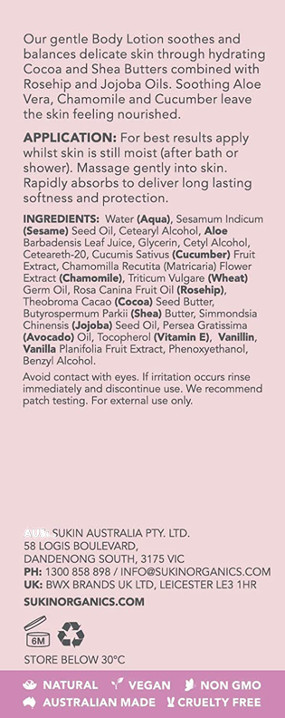 Sensitive Soothing Body Lotion