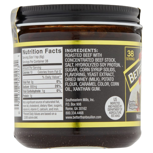 Reduced Sodium Roasted Beef Base