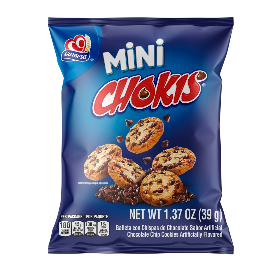 Mini Chokis Chocolate Chip Cookies (32 Pack)